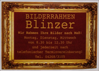 Blinzer Bilderrahmen